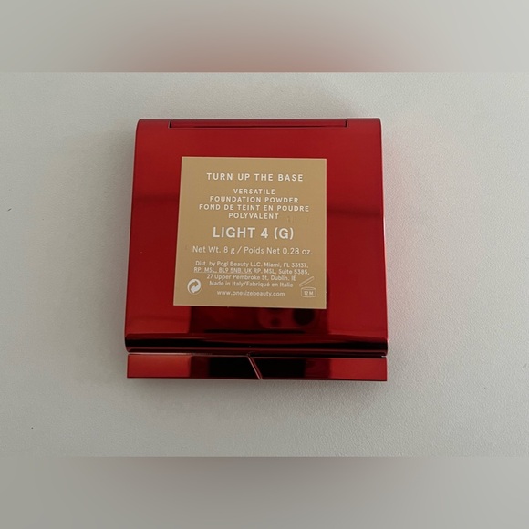 One/Size Turn Up The Base Foundation Powder Light 4 Golden Undertones New - Picture 4 of 5
